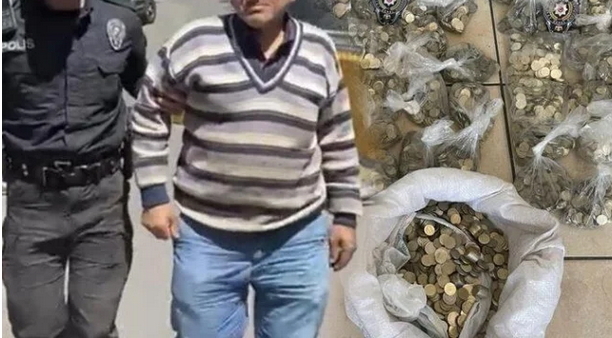 Bozuk paraları kiloyla hurdacıya satan şahıs gözaltına alındı! Sizce yaptığı suç mu?
