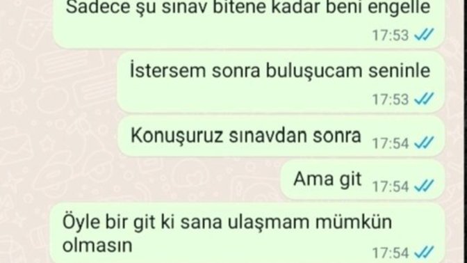 Beni aldatmasına rağmen seni seviyorum bırakma beni diyorum her gün arıyorum takmıyor beni?
