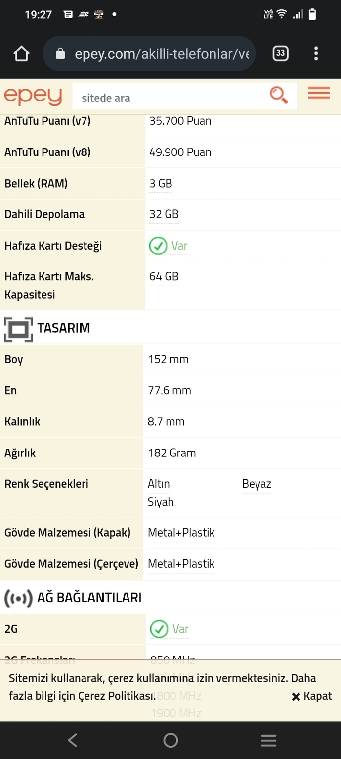 Bu telefona 64 GB hafıza kartı taksam 32+64Gb kullanabilir miyim yoksa 32 GB alacağım (telefon markası venüs v4) ?