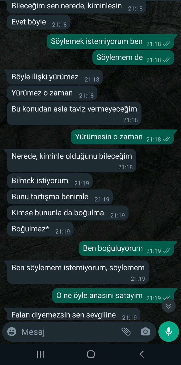 İlişkide birine sürekli hesap vermek haber vermek şart mı?