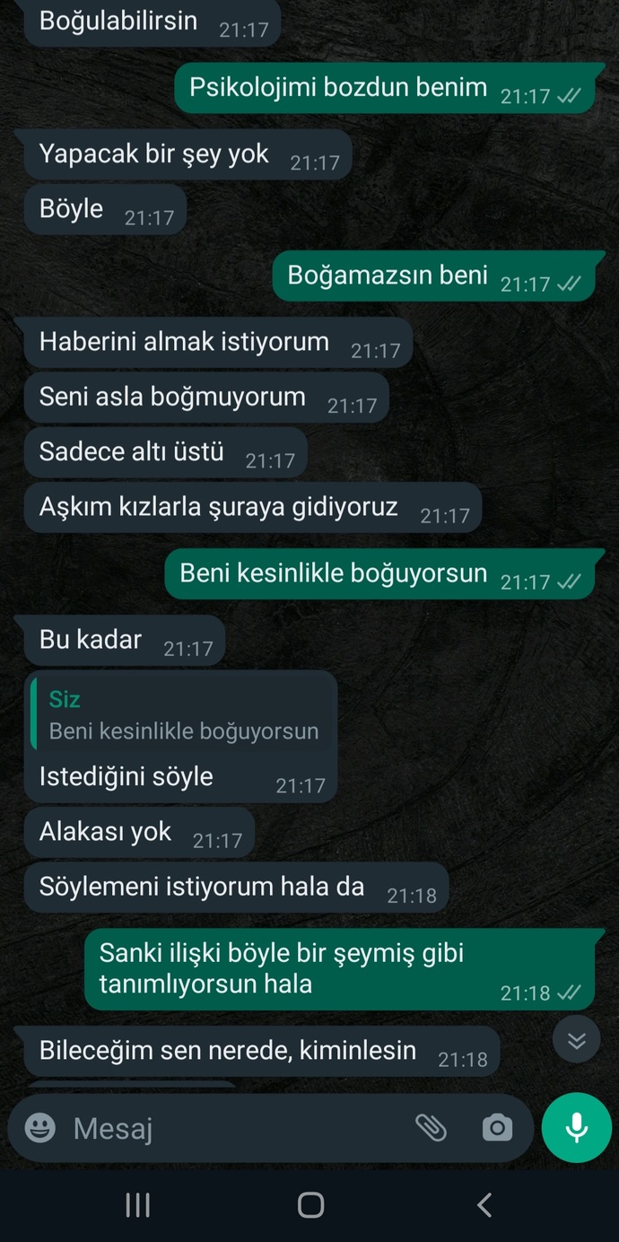 İlişkide birine sürekli hesap vermek haber vermek şart mı?