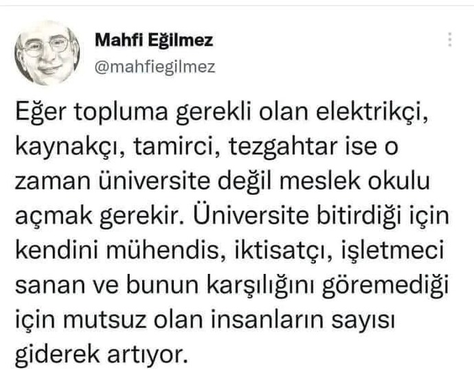 Çalışma hayatında topluma gerekli olan nedir?