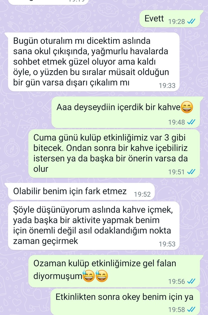Bu çocuk benden hoşlanıyor olabilir mii?