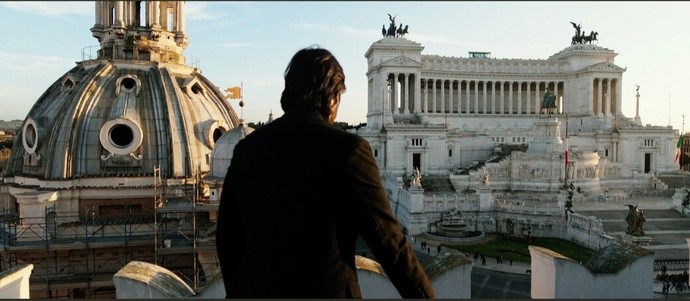 John Wick 2 filminden bir sahne: Roma