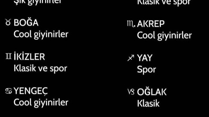 Burcuna göre giyim tarzın nasıl?