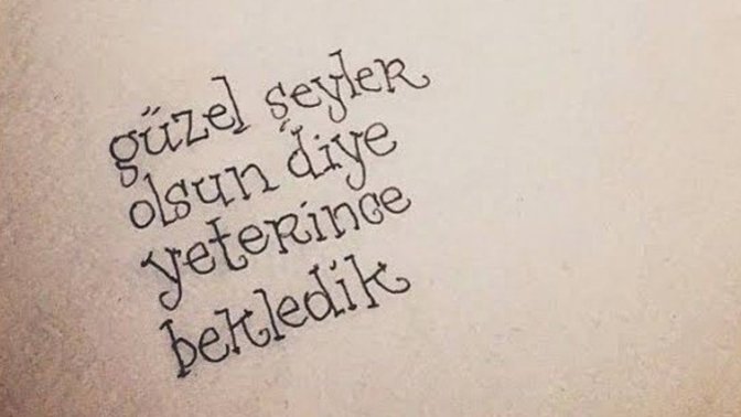 Bugün güzel şeyler oldu mu?