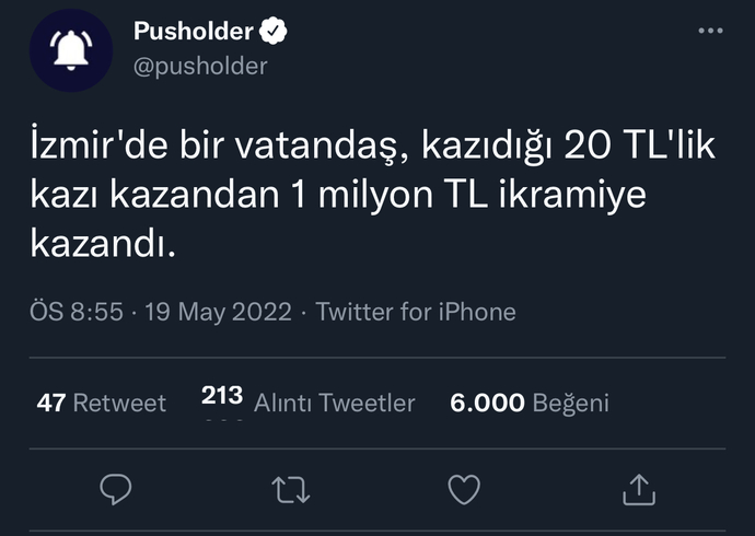 1 milyon TL kazansaydın, ilk ne alırdın?