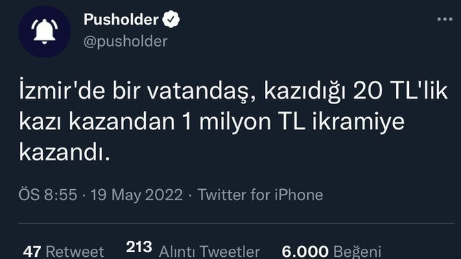 1 milyon TL kazansaydın, ilk ne alırdın?