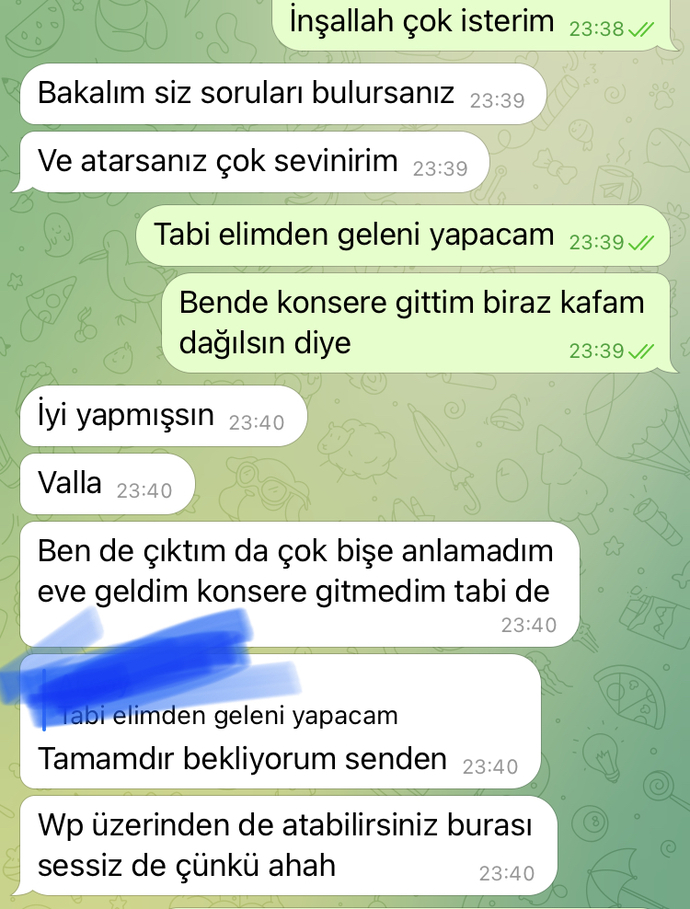 Bu kız yürüyor mu bana?