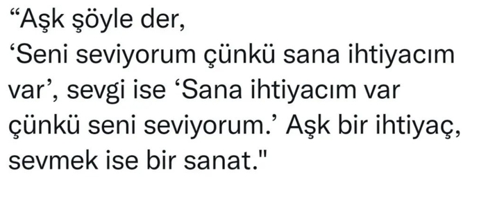 Size göre aşk ve sevgi arasındaki fark nedir?