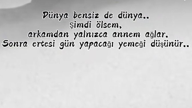 Bu dünyadan göçüp gitseniz arkanızdan kim ağlar?