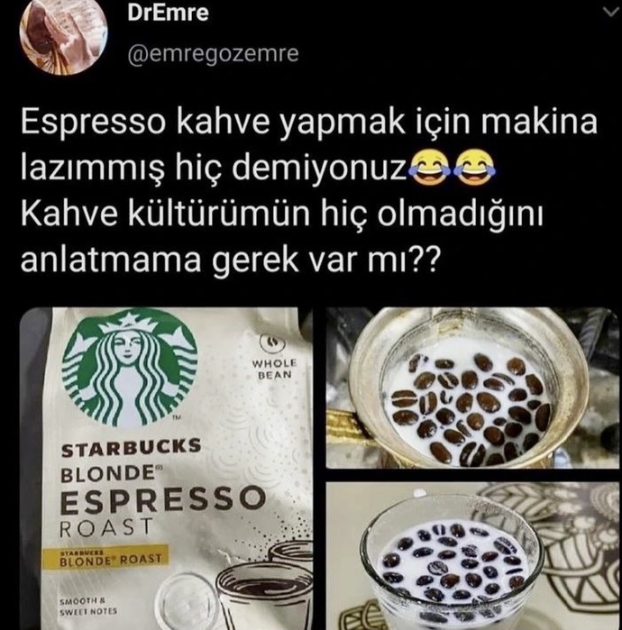 Kahve kültürünüz var mı?