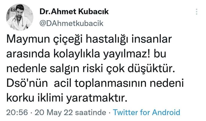 DSÖ acil toplanıyor, gündem maymun çiçeği virüsü! Korkuyor musunuz?