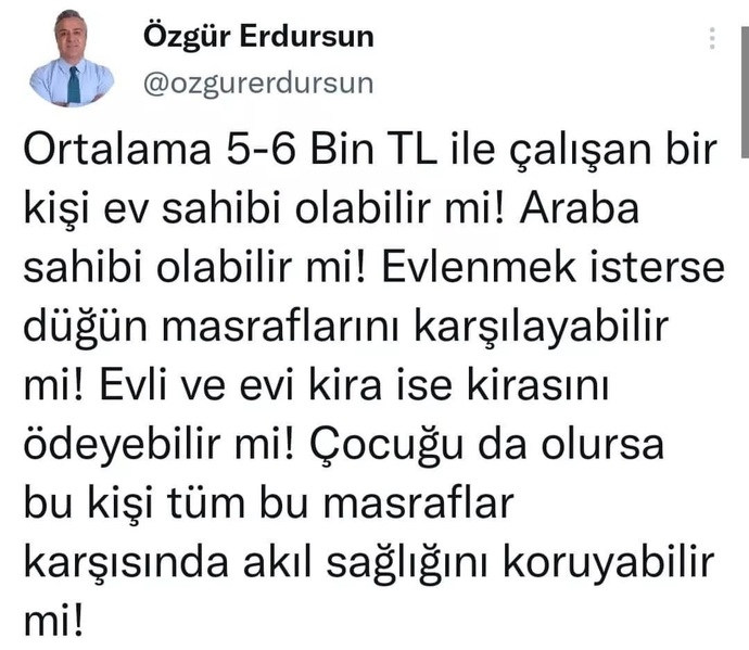 Sizce 5-6 bin TL kazanan biri ev sahibi olabilir mi?