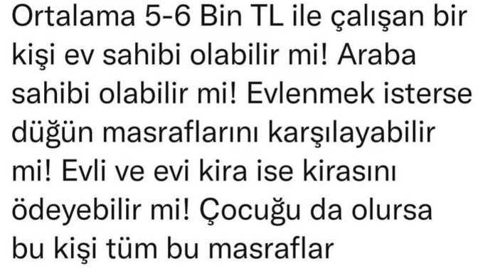 Sizce 5-6 bin TL kazanan biri ev sahibi olabilir mi?