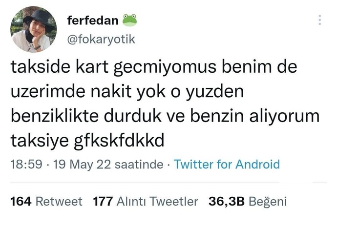 Üzerinizde nakit taşır mısınız?