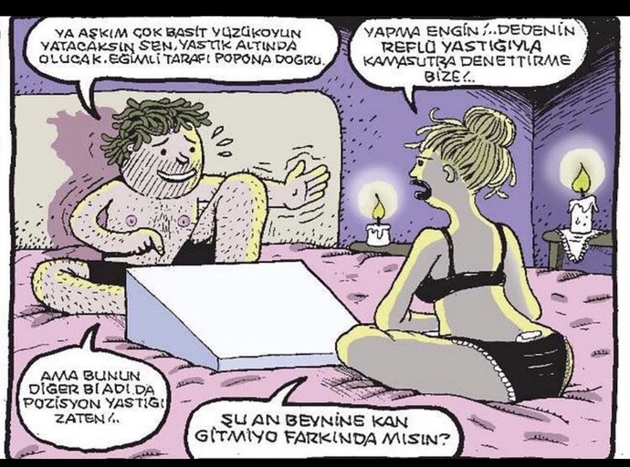 Gecenin bir yarısı illa da çık bir yolunu bul diye yalvardı erkeklere sorum?
