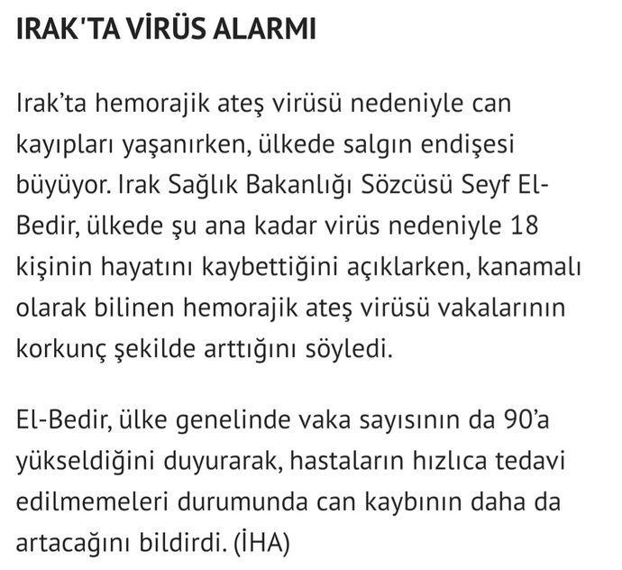 Her ay yeni bir virüs çıkması?