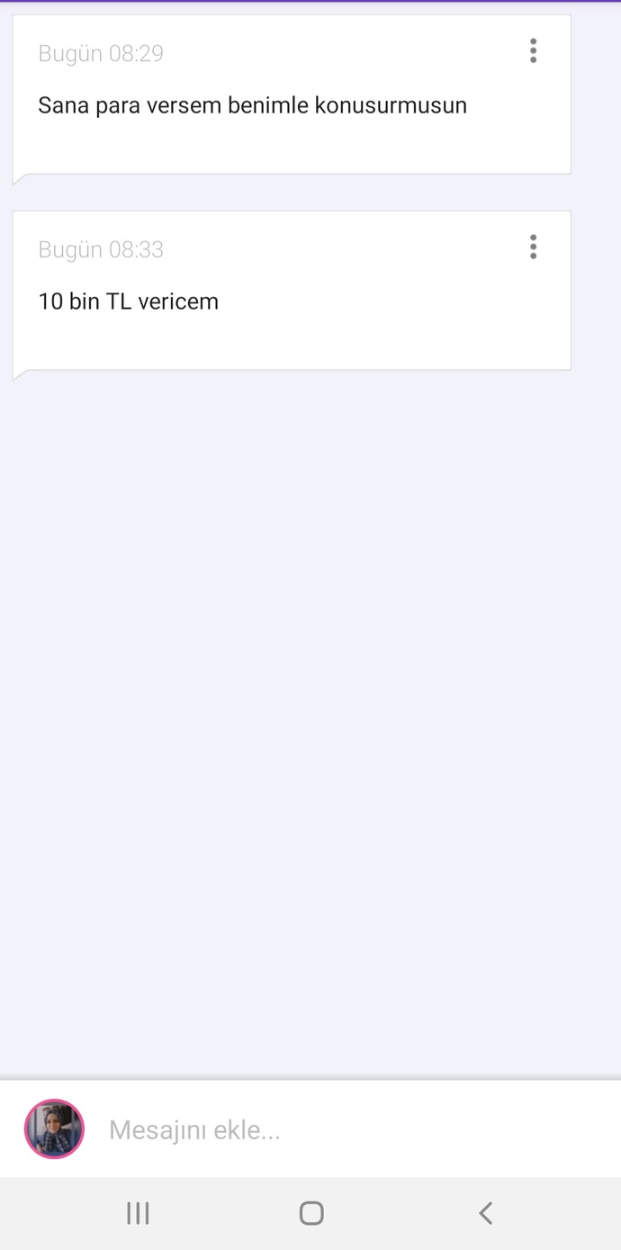 Adlığınız en enteresan mesaj neydi?