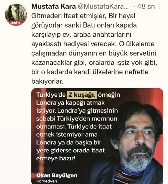 İşte bu, tam ne düşündüklerimi çok iyi anlatıyor!