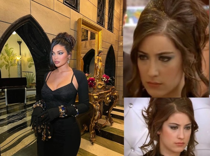 Kylie Jennerın topuzu, Ferihanın düğün topuzuna benzememiş mi😅?
