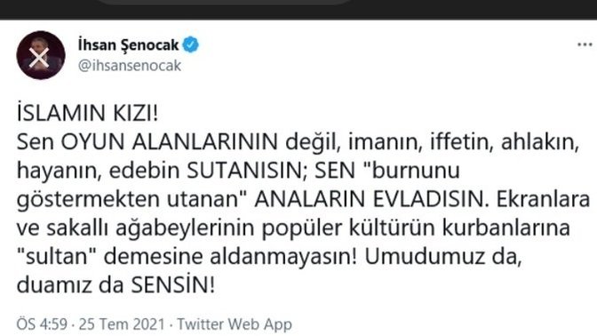 İhsan Şenocak hakkında ne düşünüyor sunuz?