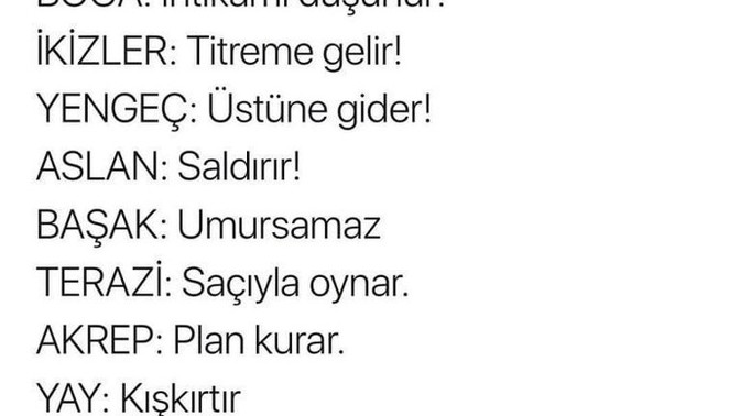 Burcuna göre sinirlendiğinde ne yaparsın?
