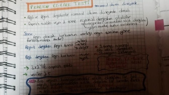 Ders notlarını herkesle paylaşır mısınız?