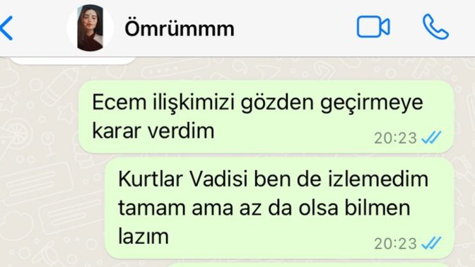 Sevgilim Kurtlar Vadisi bilmiyor diye ayrıldım , haklı mıyım?