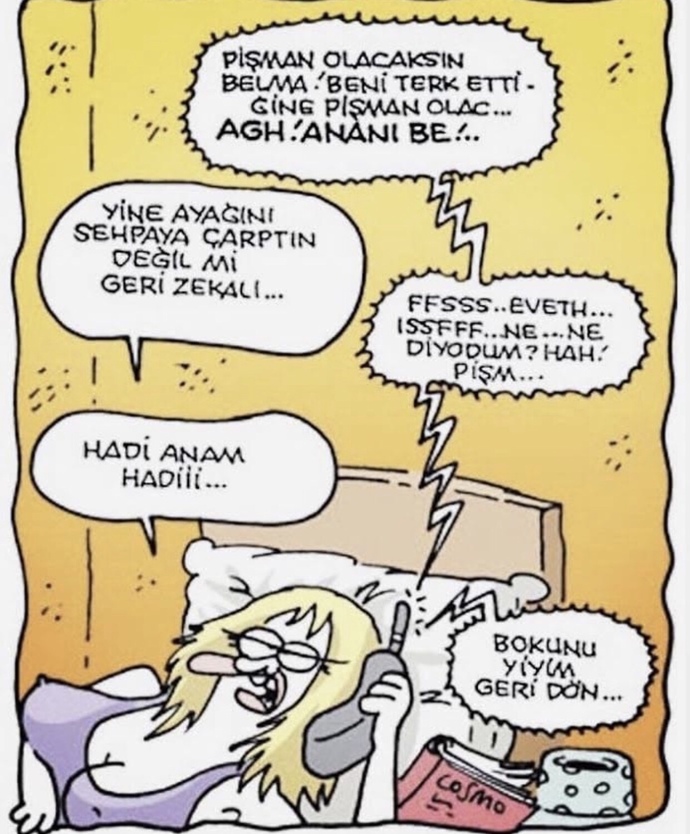 Hayatımdan sktrol git dedi ve 10 gün sonra yazdı?