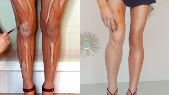 Bacak makyajına ihtiyacınız var mı?