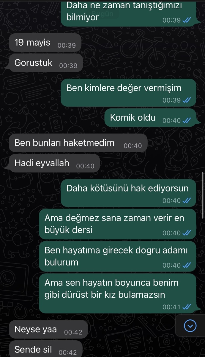 İlişkim kötü bitti düzelir mi hatasını anlar mı?