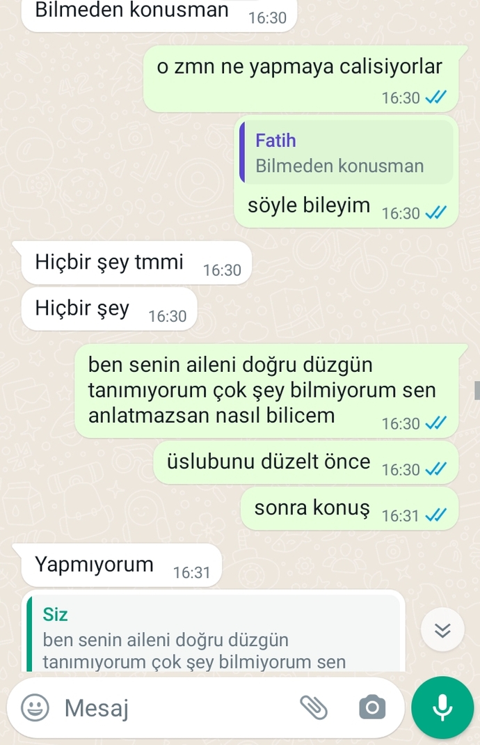 Görücü usulü oldu her şey ailesi ev için söz verdi bana Nisan  taktik şimdi ise ev içi diyorlar?