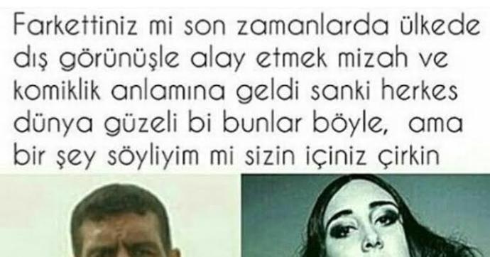 Kusurlarınızla dalga geçer misiniz?