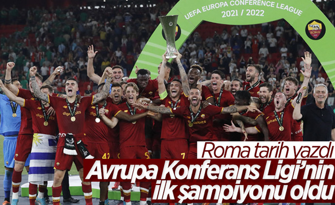 UEFA Konferans Ligi şampiyonu, Feyenordu 1-0 yenen Roma oldu! Maçı nasıl buldunuz?
