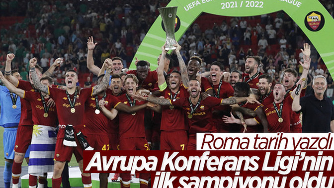 UEFA Konferans Ligi şampiyonu, Feyenord'u 1-0 yenen Roma oldu! Maçı nasıl buldunuz?