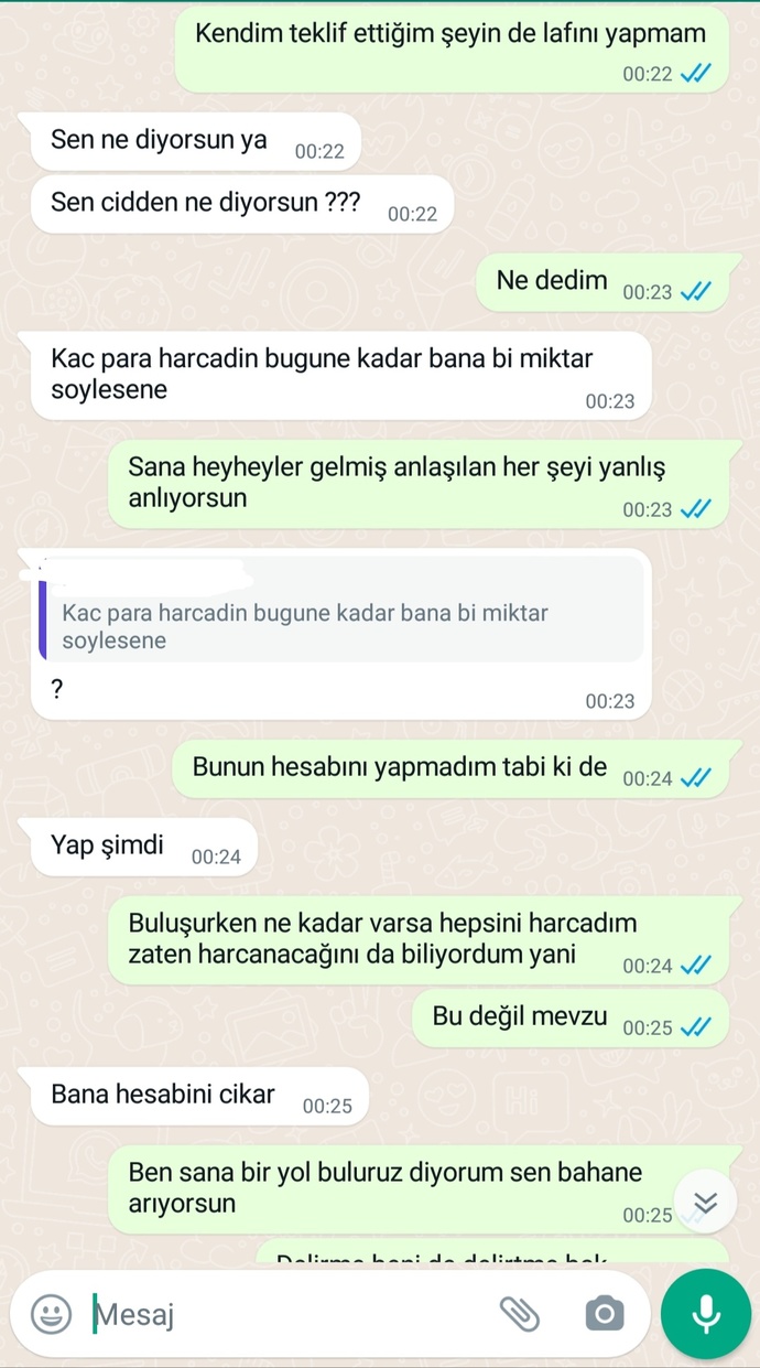 Kim haklı bu konuşmada sizce?