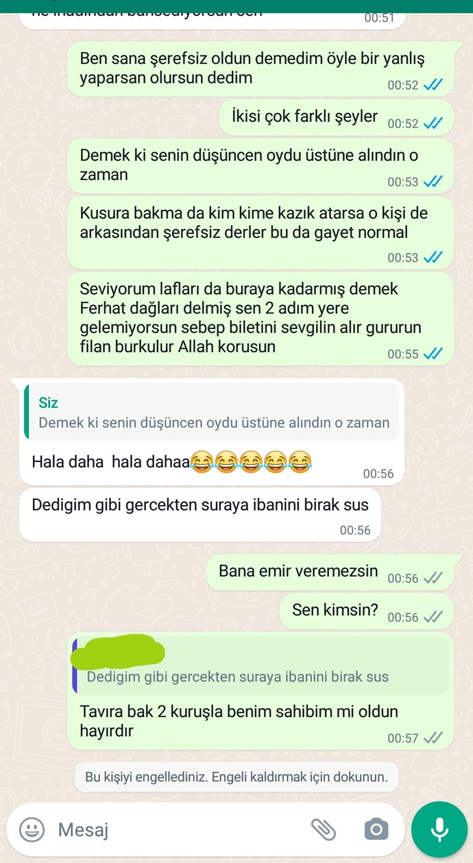Kim haklı bu konuşmada sizce?