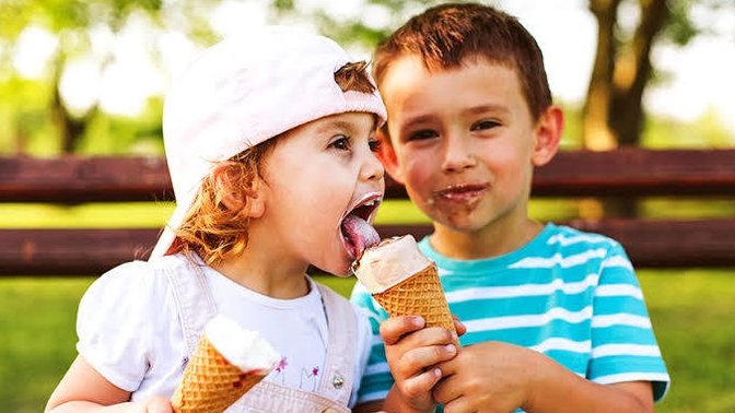 Çocuklarda dondurma tüketiminde nelere dikkat etmeliyiz 🍨🍧🍦?