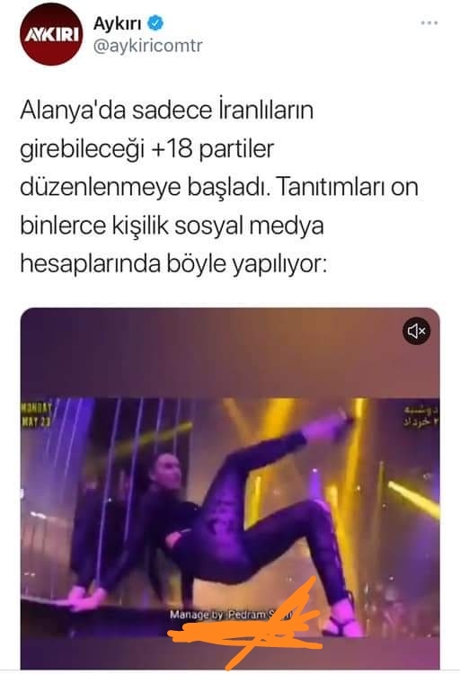 Alanyada sadece İranlıların girebiliceği +18 partiler düzenleniyor iddiası hakkında ne düşünüyorsunuz?