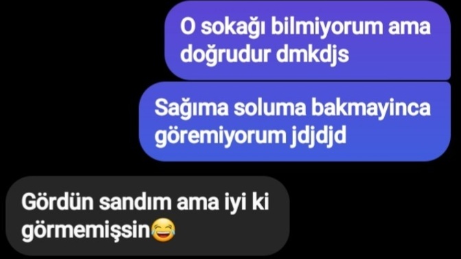 Hiç sosyal medya'da tanıştığınız kişiyi tesadüfen reelde gördünüz mü?