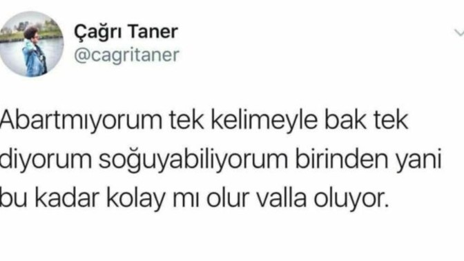 Bi insandan soğumanız için en ufak detay dahi olsa ne görmeniz size yeterli gelir?