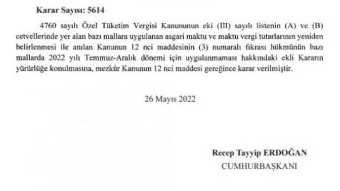 Resmî Gazete'de yayımlandı, sigara ve alkole ÖTV zammı geldi ! Ne düşünüyorsunuz?