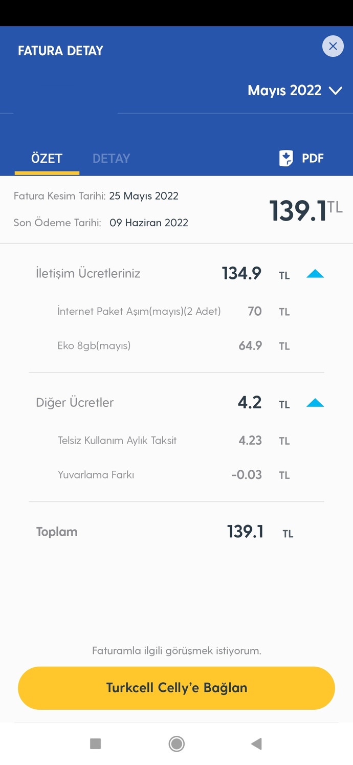 Kaç ₺ fatura ödüyorsunuz?