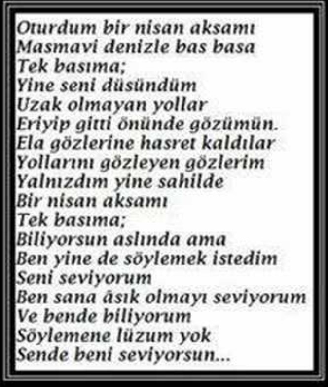 Seni Seviyorum cümlesi sizin için ne ifade ediyor?