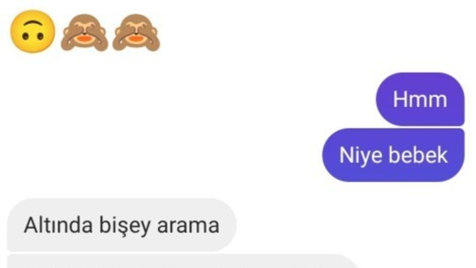 Böyle bir şeyler yazdı bana iyi mi kötü mü bilmiyorum?