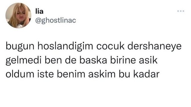 Kadınlar aşık olmaz mi?