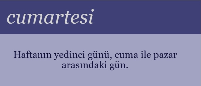 Haftanın en sevdiğiniz günü nedir?