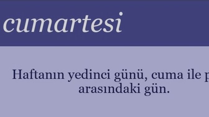Haftanın en sevdiğiniz günü nedir?