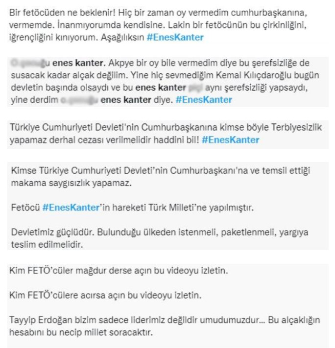 Enes Kanter sosyal medyada paylaştığı video hakkında ne düşünüyorsunuz?